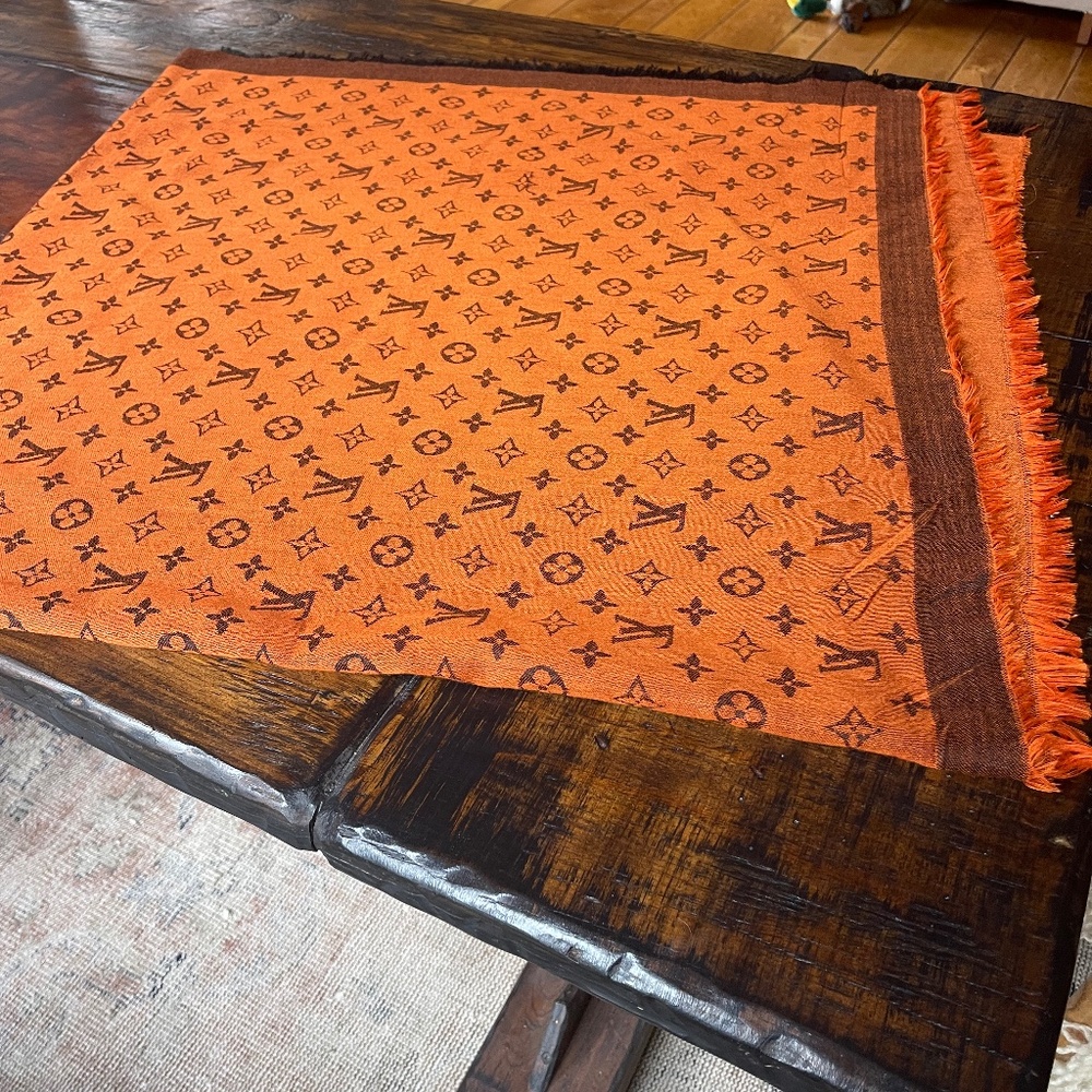 Vintage Louis Vuitton Cashmire X Wool Shawl